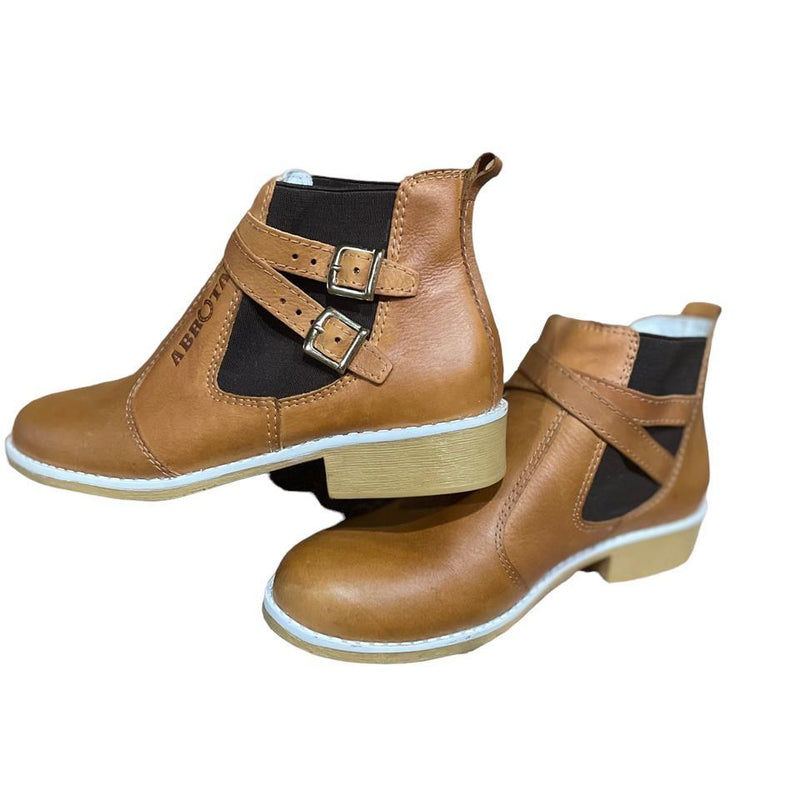Botina Abruta Modelo 201 Sola Bege
