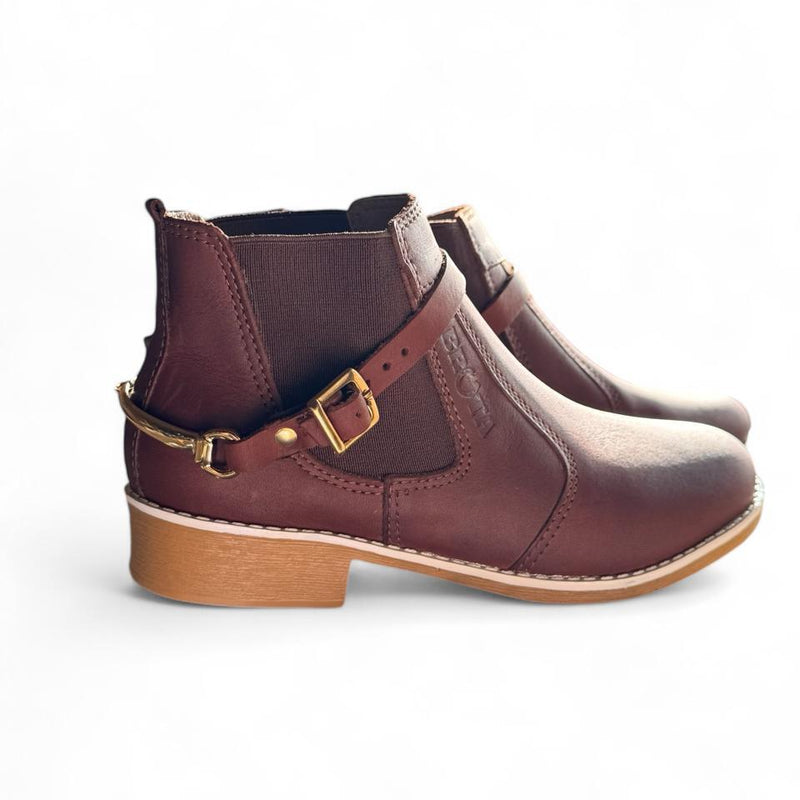 Botina Abruta Modelo 302 Sola Bege