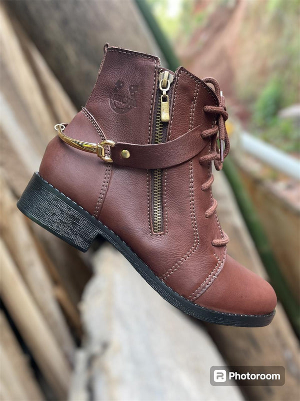 Botina Abruta Modelo 702 Sola Preta