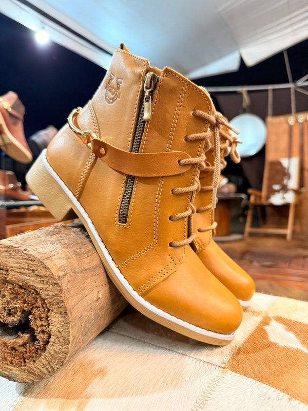 Botina Abruta Modelo 701 sola bege