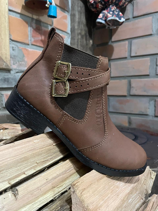 Botina Abruta Modelo 202 Sola Preta